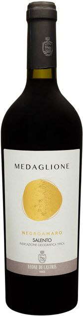 Вино Medaglione Negroamaro Salento сухе чер 0,75 Італія 13,5%